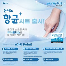 퓨어플러스 승강기 버튼 교차 오염 방지 항균 스티커 동봉 은나노 시트 (PP-33-3m)