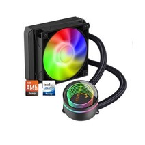 드라세나 120mm AIO CPU 쿨러 120mm 라디에이터 누수방지 기술AMD Ryzen/Intel LGA 1700*/1200/115X용 High Flow 펌프 RGB 액체 냉각