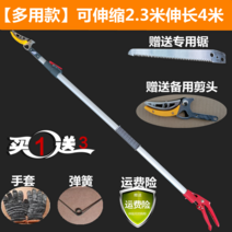 사과나무 대추나무 소나무 가지치기 감나무 배나무 살구나무 고지가위 장대 전지 가위 스테인레스 스틸 과일 야채 긴 가정용 꽃 형, 2.3미터 4미터 이상은 높은 가지 가위와 커터