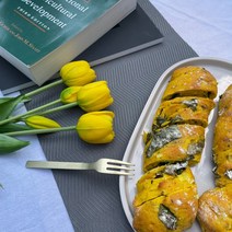 [참새방앗간] 다이어트 빵 간식 노버터 노계란 노우유 시금치 강황 치아바타 2개입, 황금치아바타 2개입