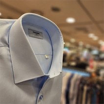 NC 불광점 레노마 셔츠 # 정통 트윌 면혼방 솔리드 비침 없는 슬림핏 셔츠 RMFSLP-750-BU-55