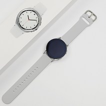 와니즈 갤럭시워치 워치4/3/2 20mm 호환 실리콘 버클 스트랩 40mm 42mm 44mm 46mm, 그레이