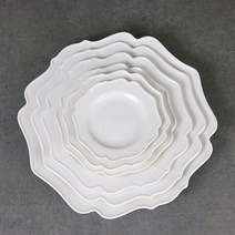 엘림 샤논 원형접시 (6사이즈) 도자기 플레이트, 원형접시 5호, 1개