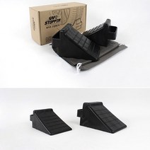 25인승버스고임목 타이어고임목 경사버팀목 차량타이어경사보호 소 대 2PCS, 대형 1세트(2.5t이상 화물차용)