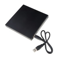 하드디스크 외장하드 12.7mm SATA 외장 케이스 USB 2.0 DVD CD DVDRom 노트북 광학 드라이브 휴대용 슬림, 한개옵션0, 한개옵션1