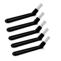 iyounice 2 in 1 커피 머신 브러시 나일론 에스프레소 커피 그라인더 브러쉬 커피 스푼 머신 그룹 헤드 주방 도구, 작은 브러쉬 5개