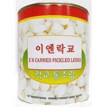 이엔 락교 통조림 3KG 가정 식당 업소 식자재 식재료, 1개