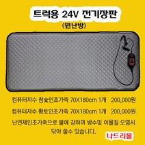 나드리몰 트럭용 24V 화물차전기매트 전기장판 대형트럭 침대 침실 온열매트 24V온열매트, 극세사원단, 1개