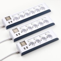 아이정 USB 개별 절전 과부하차단 스위치 멀티탭 콘센트 4구 5구 6구, 5구 3M USB, 1개