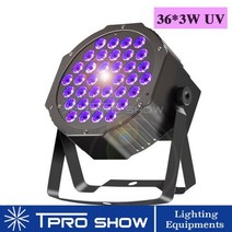 노래방 미러볼 조명 가정용 led 싸이키 UV 디스코 빛 자외선 LED 스트로브 디밍 미니 무대 보라색 램프 프로젝터 DMX Blacklight 작은 파티 펍 DJ 클럽 밝은 화이, CHINA_36 UV | AU 플러그