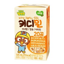 뽀로로 키디밀 성장 밸런스 음료 135ml, 12개, 두유