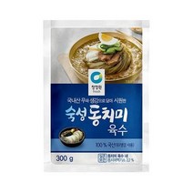 청정원 별미 청정원 동치미 육수 300g 자취 혼밥 식사 간식 체중조절 도시락, 2개