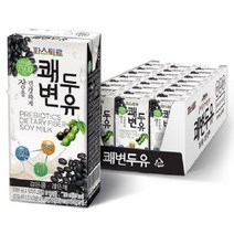 파스퇴르 쾌변두유 검은콩 검은깨 190ml 72개(24개*3박스), 72개