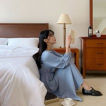 [1천장 돌파] 메린 셔링 롱 원피스 60761 빅사이즈 여성의류