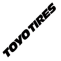 TOYO TIRES 토요타이어 데칼 튜닝 스티커, 1개, 블루(대)