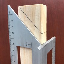 알루미늄 목공 스크라이버 T 자 다기능 사각형 45/90 도 게이지 각도 자 측정 목공 도구 각도계 분도기, default, 1개