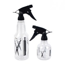 미용실 분무기 안개 미세 분사기 250mL 500mL 미용 투명 스프레이, 사이즈