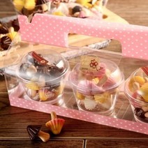 핑크하트 PET 손잡이 박스/(1215554)