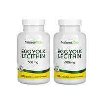 네이처스플러스 난황 레시틴 300mg 난유캡슐 180베지캡슐 2팩, 1개, 기본