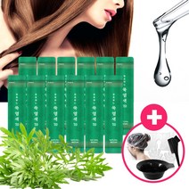 물염색 쑥염색 새치커버 저자극 홈쇼핑 올리브영 물로하는쑥염색 베네자임 물염색약, 다크브라운, 1박스