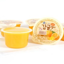제주 감귤 젤리 130g 8개 푸딩 제리 간식 제주도 감귤푸딩, 1개, 1ml