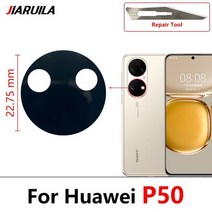 100% 오리지널 P50 P40 라이트 5G E P30 P20 프로 후면 카메라 유리 렌즈 접착제 교체 도구 포함, [10] P50