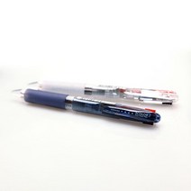 문화연필 사무용품쇼핑몰 3색볼펜S_흑청적_0.7mm_1타12 문화 온라인사무용품 8W39580E, 1개, 1개