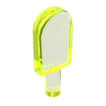 냉동고 파츠 부속 소모품 MOC 블록 부품 30222 스 팝 호환 빌딩 입자 DIY 조립 퍼즐 두뇌 장난감 생일 선물, 03 49-Trans-Neon Green