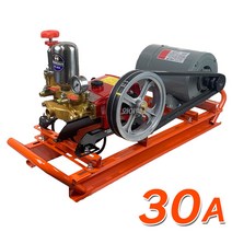 대신 30A 고정식 동력분무기 국산 1.5마력 단상모터 전기 자동 농약살포기, 수동 조압변