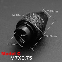 Dremel 로타리 공구용 멀티 0.3-3.2mm 드릴 척 키리스 비트 어댑터 변환기 범용 미니 A81, [04] Long Model c