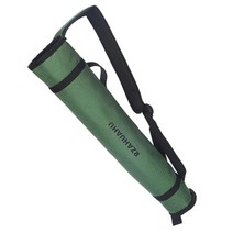GHSHOP 양궁 화살통 액세서리 어깨 끈으로 조절 가능한 포켓 경량 소형 성인용 일반 화살표 가방 청소년 촬영, 49.5x8x8cm, 옥스포드 천, 녹색
