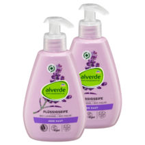 알베르데 유기농 핸드워시 라벤더 말로우 300ml X 2개 / alverde Flussigseife