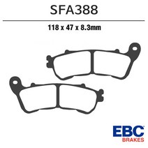 EBC 11-14 크로스러너800 프론트 브레이크패드 SFA388