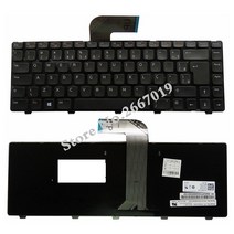 br black new for dell for inspiron 14 3420 p22g m411r p33g n4050 노트북 키보드 brazil, 없음