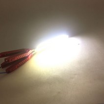야외작업용조명 세차 틴팅샵 고성능 120x10mm 발광 다이오드 DC12-14V 10W 1000LM COB LED 스트립 라이트, 01 10W, 06 Warm White 3000K