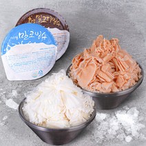 카페57 리얼밀크 흑당 눈꽃빙수 블럭 1박스 12개, 흑당 빙수블럭 1박스 12개