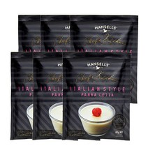 한셀 셰프 키친 팬나 코타 65g Hansells Chefs Kitchen Panna Cotta, 6팩