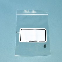 마킹 지퍼 백 Zipper Bag with Marking Spot 100ea/pk 두께 0.07t, 250mmx300mm