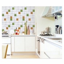 DIY 인테리어 타일 시트지 미스트랄 그린, 20개