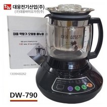 약탕기 대웅약탕기 3.2리터 대용량 홍삼제조기 한약제조기 유리 중탕기 [별도메뉴얼제공], DW-790 고온홍삼숙성(3.2L)