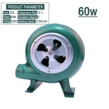 220V 240V 가정용 송풍기 철 바베큐 송풍기 소형 원심 송풍기 30W 40W 60W 80W EU 미국 플러그 어댑터 바베큐 용 녹색, 60W+AU