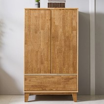 위드도하 메리다 1000 디자인 수납장 다용도 원서랍 장식장 고무나무 라운드 거실 서랍장 템바보드 원목 책장 인테리어 침실 소파 정리장, 월넛