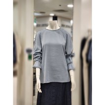 캐리스노트 라임 러플소매 블라우스 CN1FBL807