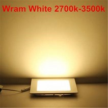 파워딜 Ac/dc 12 v/24 v 울트라 얇은 디자인 3 w 6 9w12w 15 25 led 천장 recessed 그리드 downlight 광장, 02 Warm White_02 12V 4W