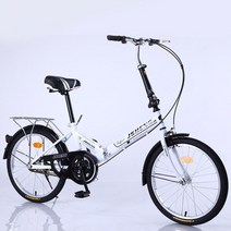 20 인치 접이식 자전거 성인 학생 단속 자전거 휴대용 접이식 단일 속도 사이클링 선물, 20인치, 씨엔, e