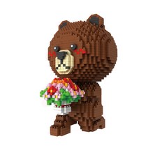 (국내 당일발송) HC 1+1 대형 나노블럭 + 미니블럭 대형나노블럭, 64.중형프로포즈곰