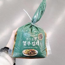 피코크 조선호텔특제육수 열무김치 1.5kg x 1개, 상세페이지 참조, 아이스보냉백포장
