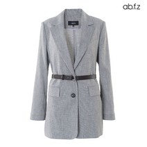 에이비플러스 ab.f.z O링 포인트 벨트 SET 린넨 자켓 (AFU2GJ09A)