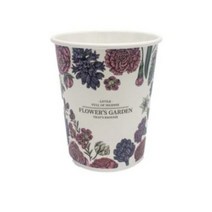 플라워가든 종이컵 330ml, 100개