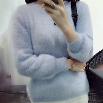 레이디 매직(lady magic) 여성 부드러운 긴팔 니트 XY-036A